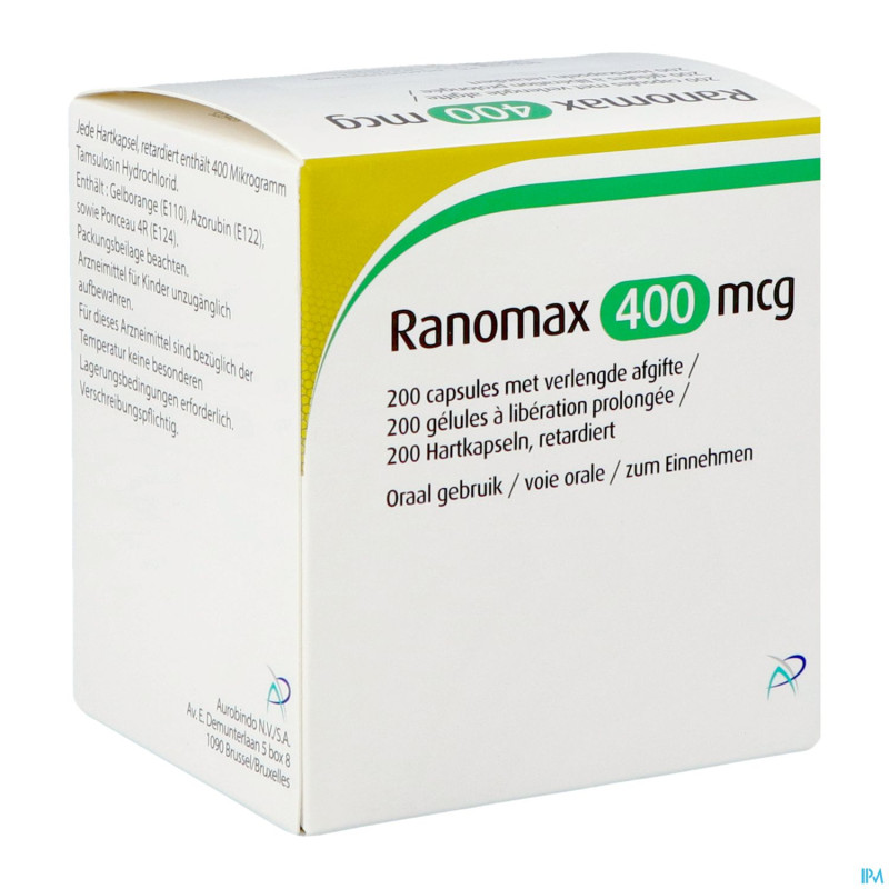 Ranomax apotex 400mcg caps 200 x 400 mcg