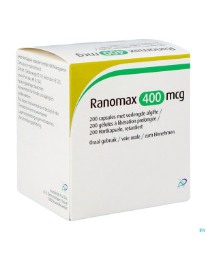 Ranomax apotex 400mcg caps 200 x 400 mcg