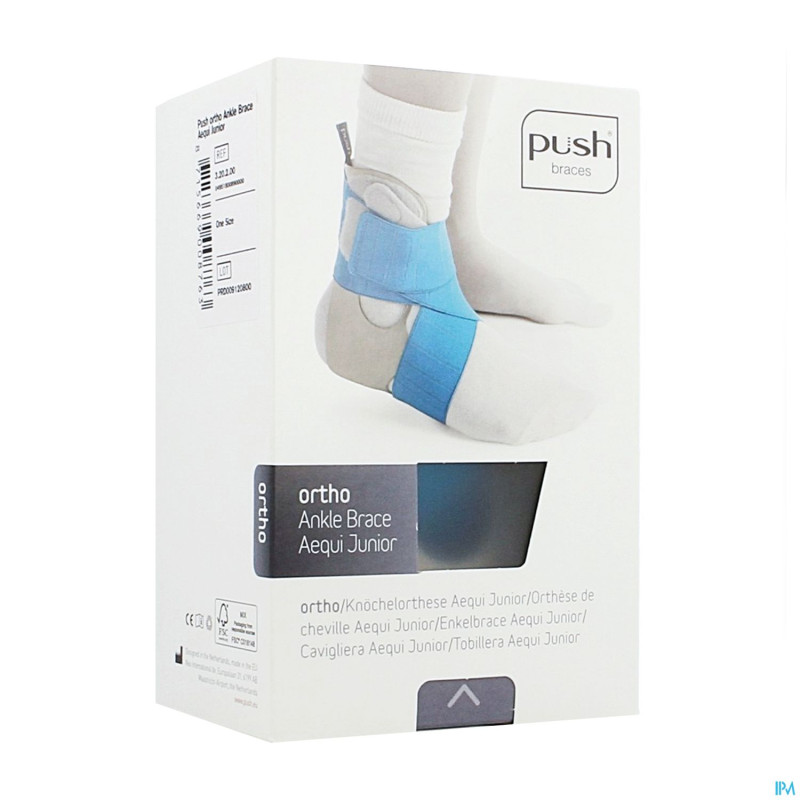 Push ortho chevillere aequi junior ga/dr  23-27cm