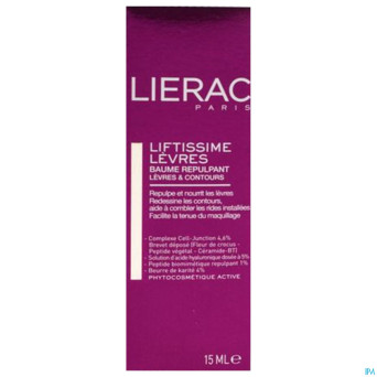 Lierac liftissime baume levres tube 15ml