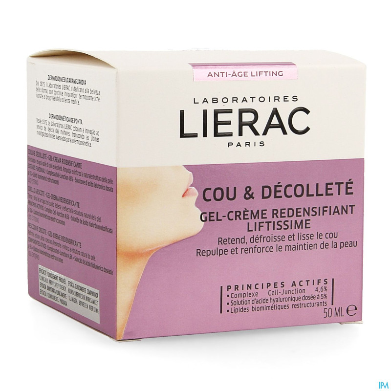 Lierac liftissime creme cou    pot 50ml