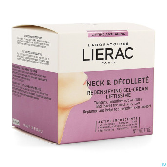 Lierac liftissime creme cou    pot 50ml