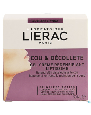 Lierac liftissime creme cou    pot 50ml