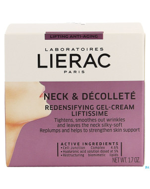 Lierac liftissime creme cou    pot 50ml