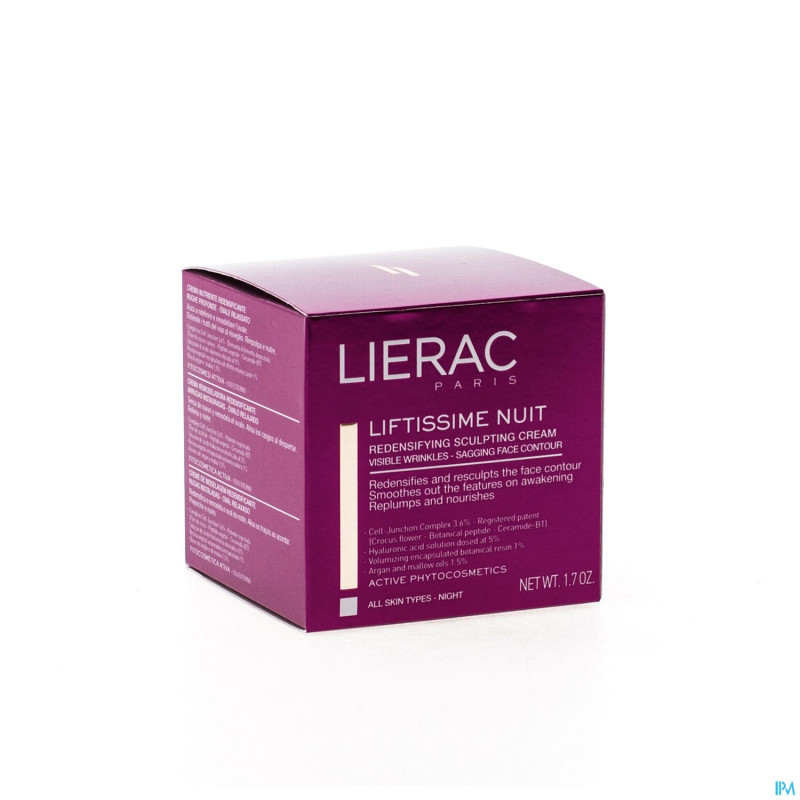 Lierac liftissime creme nuit    pot 50ml