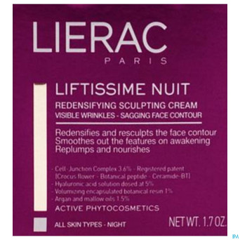 Lierac liftissime creme nuit    pot 50ml