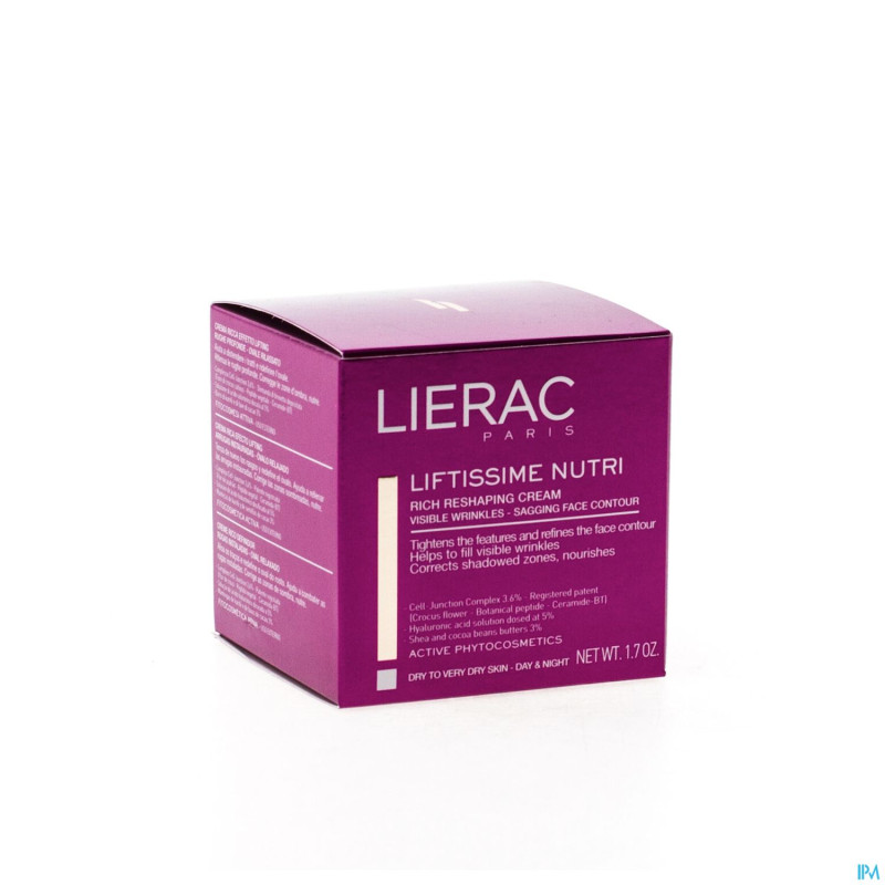 Lierac liftissime creme riche j&n ps&pts pot 50ml