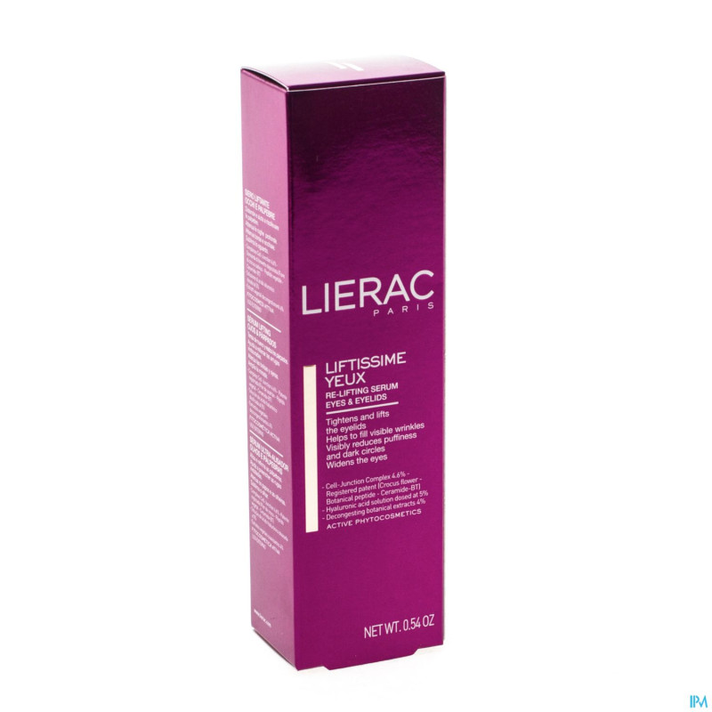 Lierac liftissime serum yeux fl pompe 15ml