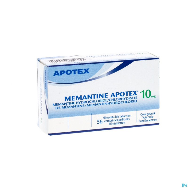 Memantine 10 mg apotex comp pell 56