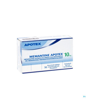 Memantine 10 mg apotex comp pell 56