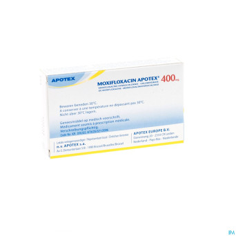 Moxifloxacin apotex 400 mg comp blister  5