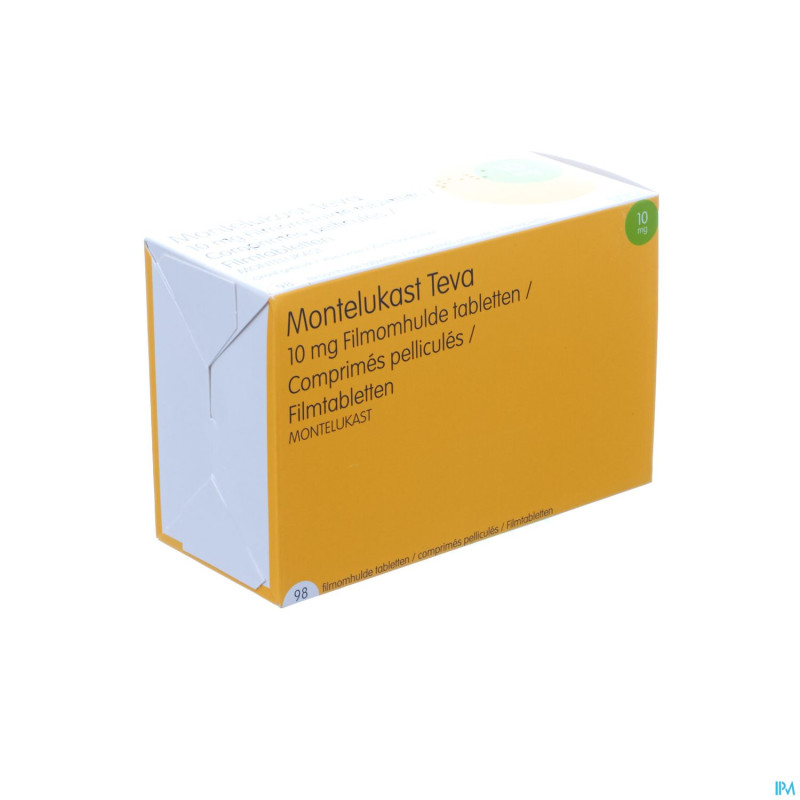 Montelukast teva impexeco 10mg comp 98 pip