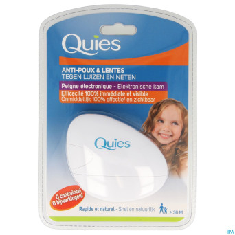 Quies peigne anti poux electronique