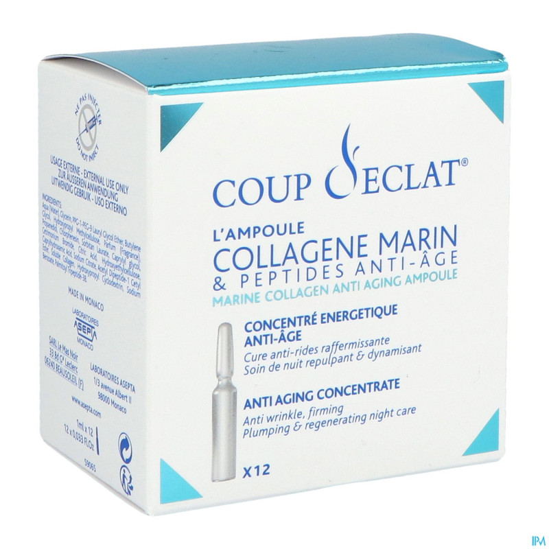 Coup d'eclat concentre energet. a/age  amp 12x1ml