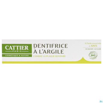 Cattier dentrifrice argile anis    75ml