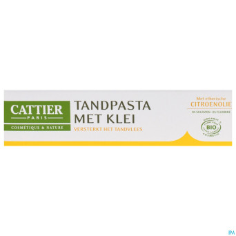 Cattier dentrifrice argile citron    75ml
