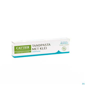 Cattier dentrifrice argile menthe    75ml