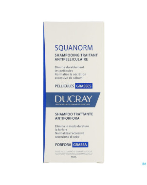 Ducray squanorm sh pellicules grasses 200ml
