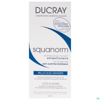 Ducray squanorm sh pellicules grasses 200ml