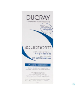 Ducray squanorm sh pellicules grasses 200ml