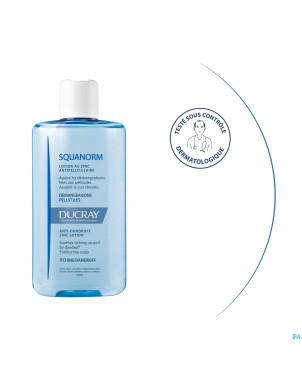 Ducray squanorm lotion a/pellicul. zinc 200ml