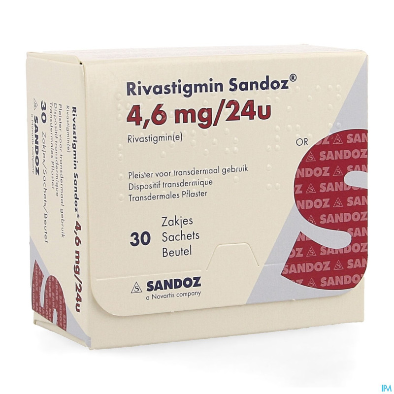 Rivastigmin  4,6mg/24h sandoz disp.transderm.  30
