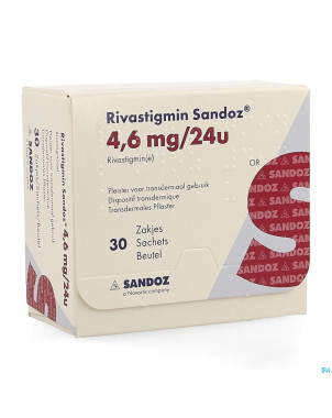 Rivastigmin  4,6mg/24h sandoz disp.transderm.  30