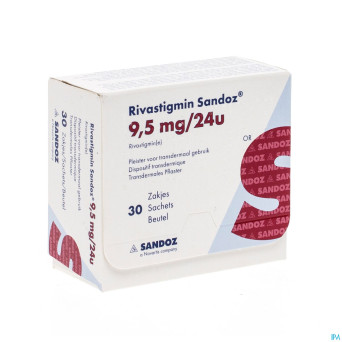 Rivastigmin  9,5mg/24h sandoz disp.transderm.  30