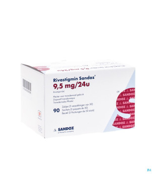 Rivastigmin  9,5mg/24h sandoz disp.transderm.  90