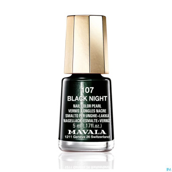 Mavala vao mini techni colors black night    5ml