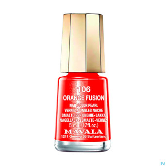 Mavala vao mini techni colors orange fusion    5ml