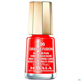 Mavala vao mini techni colors orange fusion    5ml