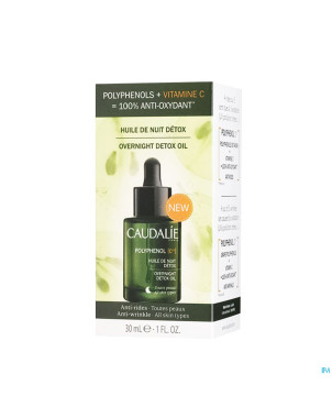 Caudalie polyphenol c15 huile nuit detox    30ml