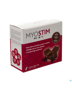 Myostim barre proteine chocolat au lait 12