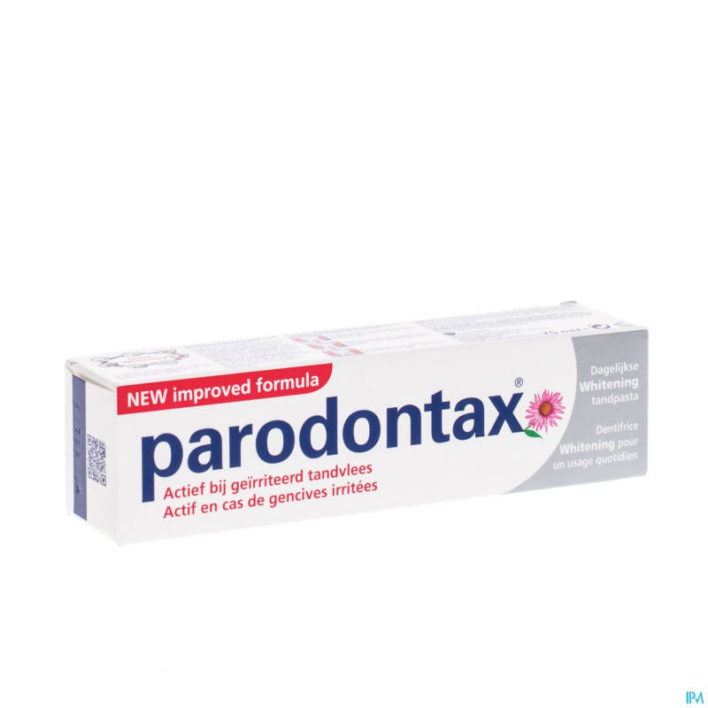 Parodontax whitening dentifrice nf tube  75ml