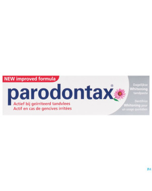 Parodontax whitening dentifrice nf tube  75ml