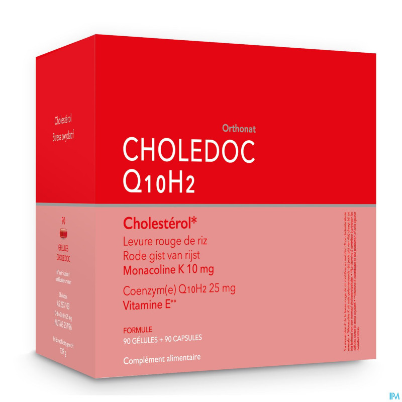 Choledoc 10 ortho q10 h2    caps  90 orthonat