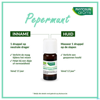 Phytosun menthe poivree fr-bio-01    10ml