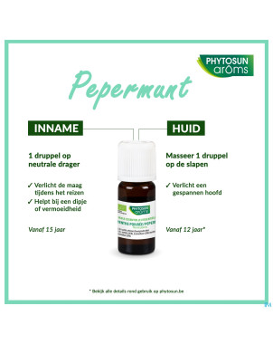 Phytosun menthe poivree fr-bio-01    10ml