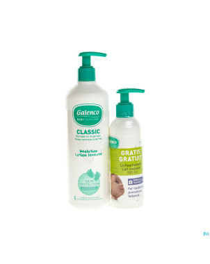 Galenco lotion lavante 500ml+lait corps 200ml