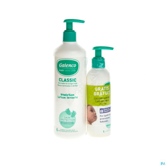 Galenco lotion lavante 500ml+lait corps 200ml