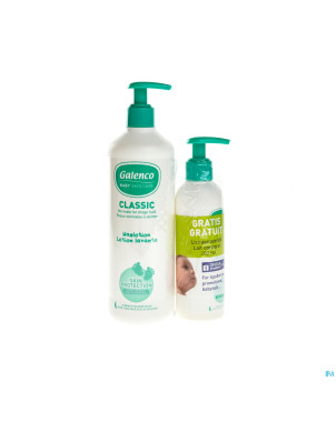 Galenco lotion lavante 500ml+lait corps 200ml