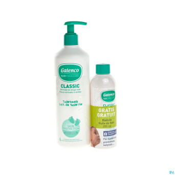 Galenco lait toilette 500ml+huile bain  200ml