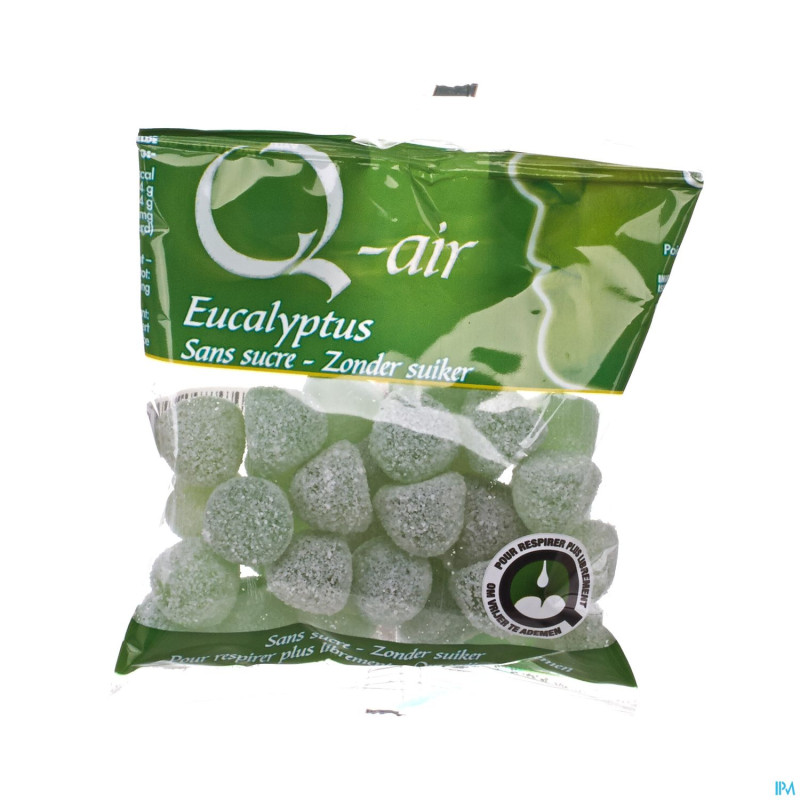 Q-air eucalyptus sans sucre    gommes 85g