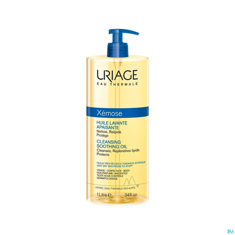 Uriage xemose huile nett apaisante ps-pts    1l