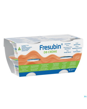 Fresubin db creme abricot-peche    pot 4x125g