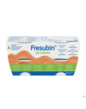 Fresubin db creme abricot-peche    pot 4x125g