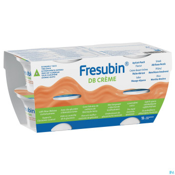 Fresubin db creme abricot-peche    pot 4x125g