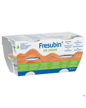 Fresubin db creme abricot-peche    pot 4x125g