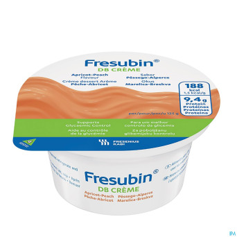 Fresubin db creme abricot-peche    pot 4x125g